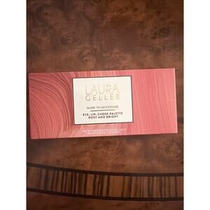 Laura Geller Made to Multitask Eye Lip Cheek Palette Rosy and Bright NEW